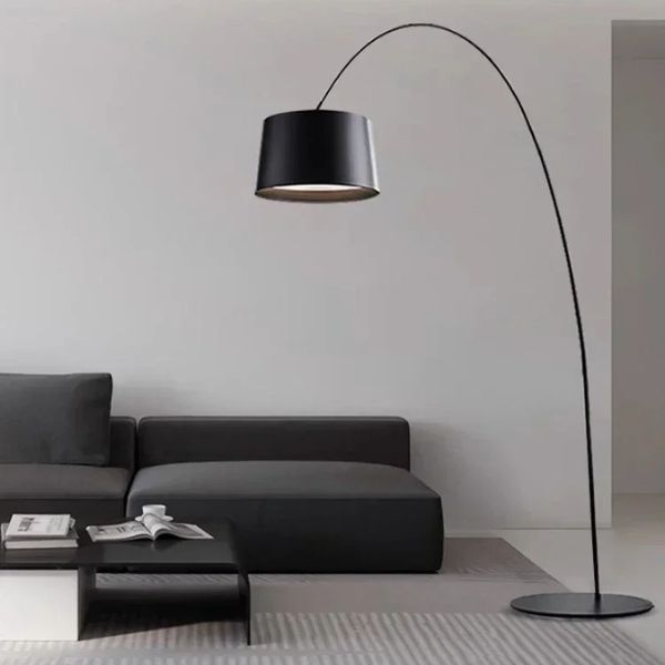 Black C Floor Lamp