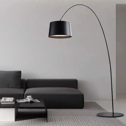 Black C Floor Lamp