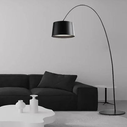 Black C Floor Lamp
