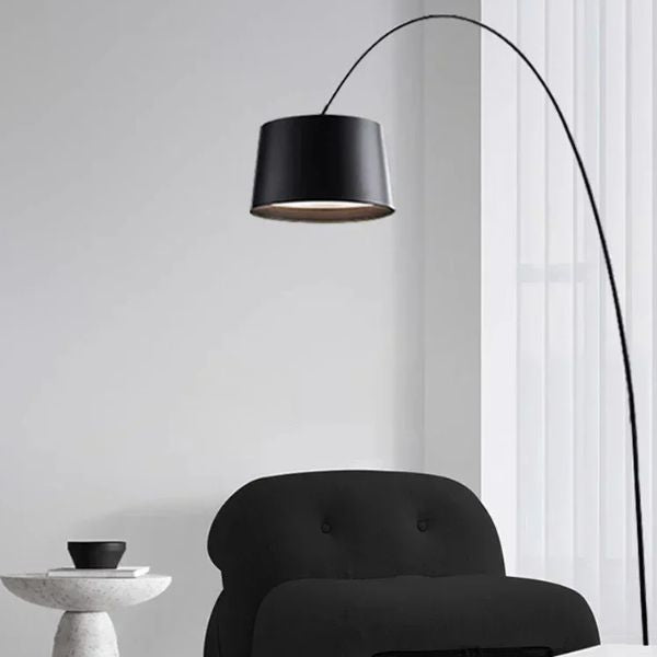 Black C Floor Lamp