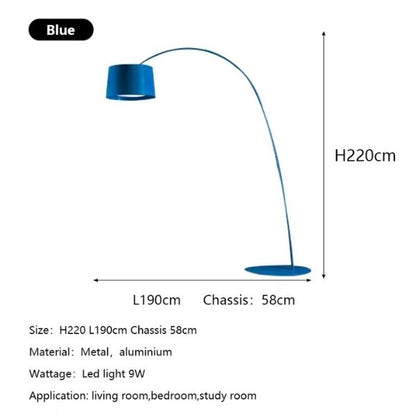 Black C Floor Lamp