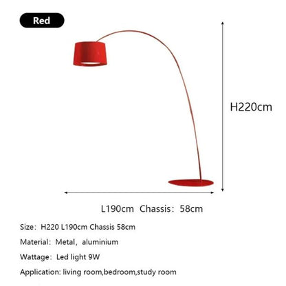 Black C Floor Lamp