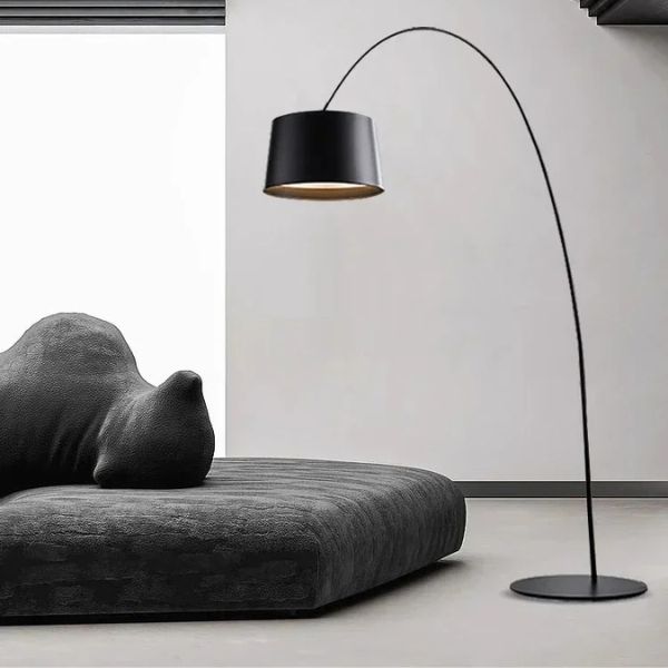 Black C Floor Lamp