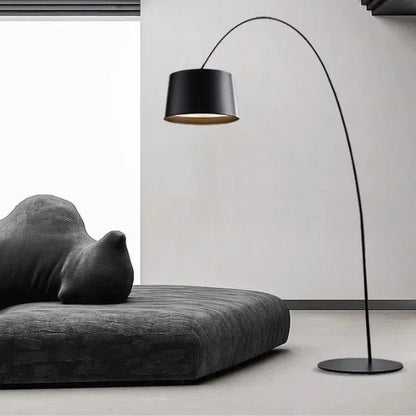Black C Floor Lamp
