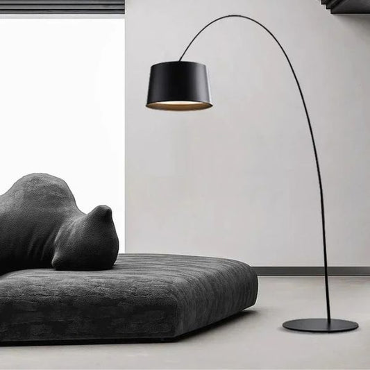 Black C Floor Lamp