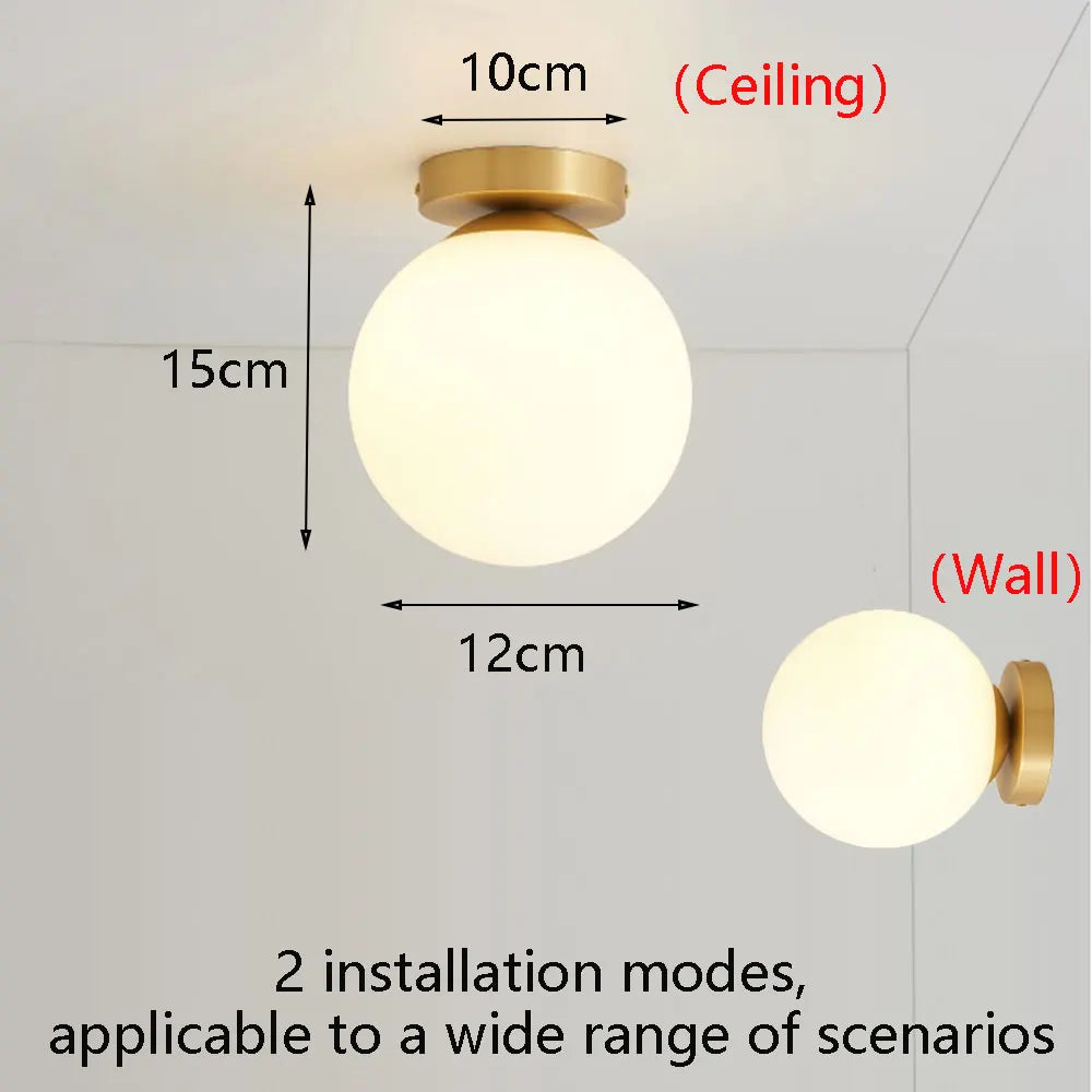 Nordic Led Wall lamp Postmodern Simple Ball Drop light Corridor Balcony Creative Staircase Bedroom Bedside G9 BULB Wall Light