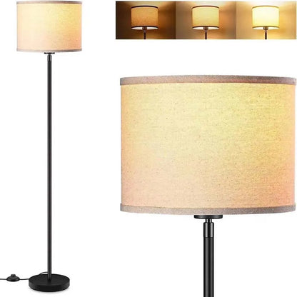 Modern Luxury Floor Lamp with LED Design Iron Body Standing Light for Living Room Hotel Bedroom Home Decorative Lighting