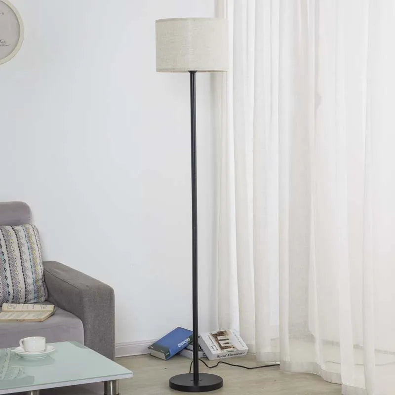 Modern Luxury Floor Lamp with LED Design Iron Body Standing Light for Living Room Hotel Bedroom Home Decorative Lighting