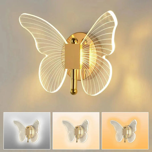 Tricolor elegance with a butterfly touch – perfect for modern interiors.